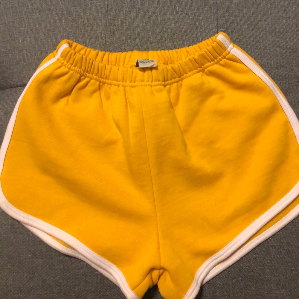urban outfitters yellow dolphin shorts